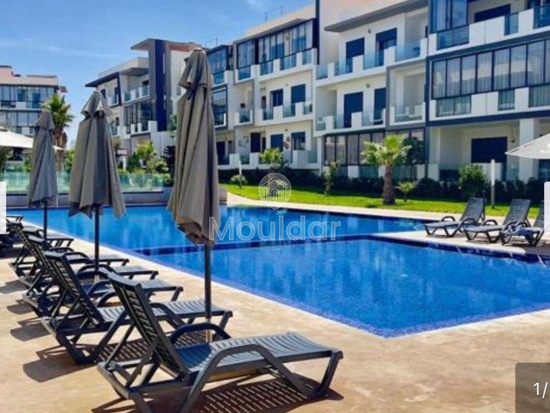 Wspaniałe, umeblowane mieszkanie do wynajęcia w Dar Bouazza z basenem - Photo 16