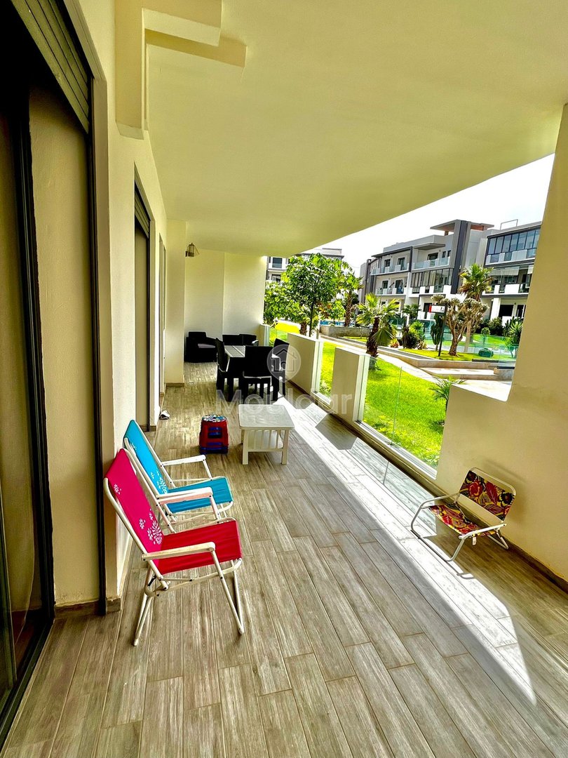 Wspaniałe, umeblowane mieszkanie do wynajęcia w Dar Bouazza z basenem - Photo 13