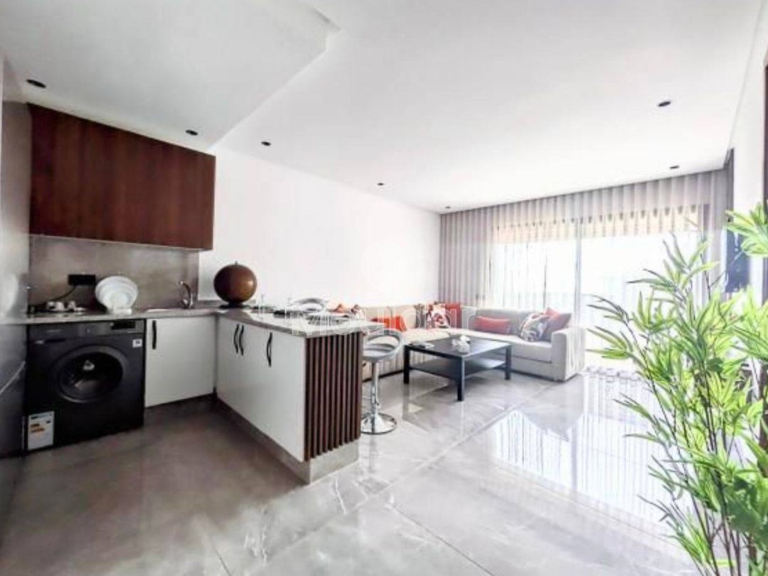 Studio Meublé à Louer à Casablanca Finance City avec Balcon - Photo 4