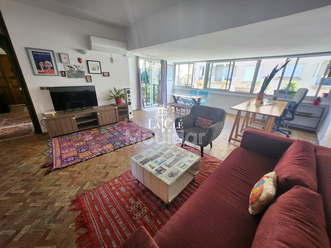 Uroczy apartament do wynajęcia w Casablance – 2 sypialnie, taras - Photo 1