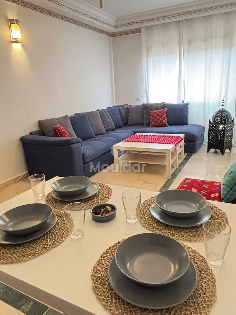 Marrakeş'te balkonlu ve yüzme havuzlu 2 odalı daire kiralık - Photo 2