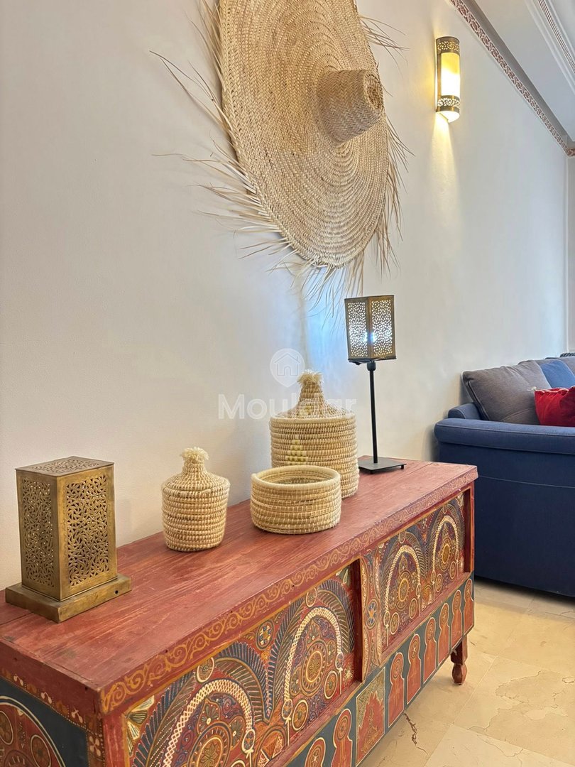 Marrakeş'te balkonlu ve yüzme havuzlu 2 odalı daire kiralık - Photo 4