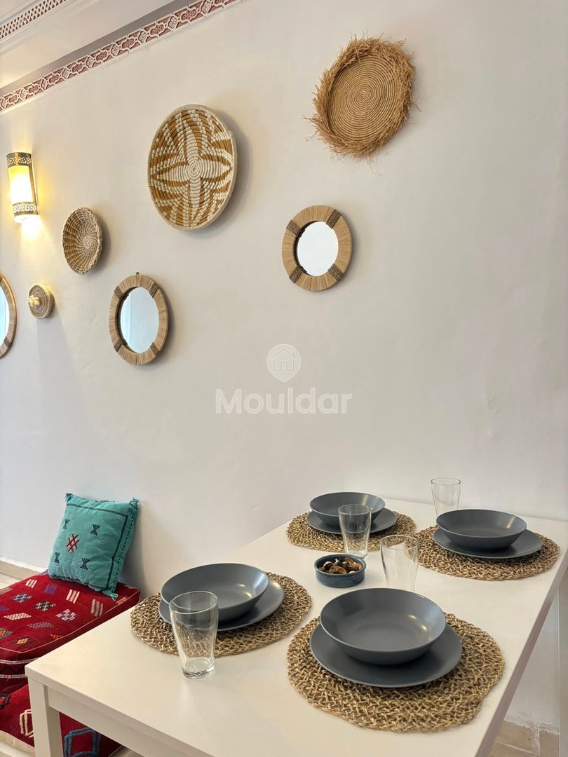 Marrakeş'te balkonlu ve yüzme havuzlu 2 odalı daire kiralık - Photo 5