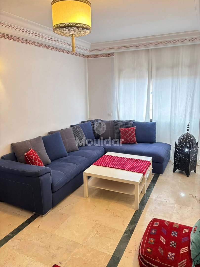 Marrakeş'te balkonlu ve yüzme havuzlu 2 odalı daire kiralık - Photo 1