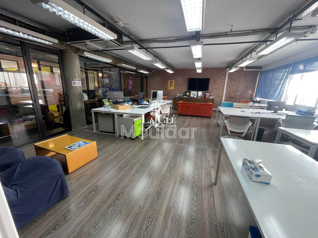 مكتب للإيجار في الدار البيضاء - غوتييه: 380 م² مكيف - Photo 2