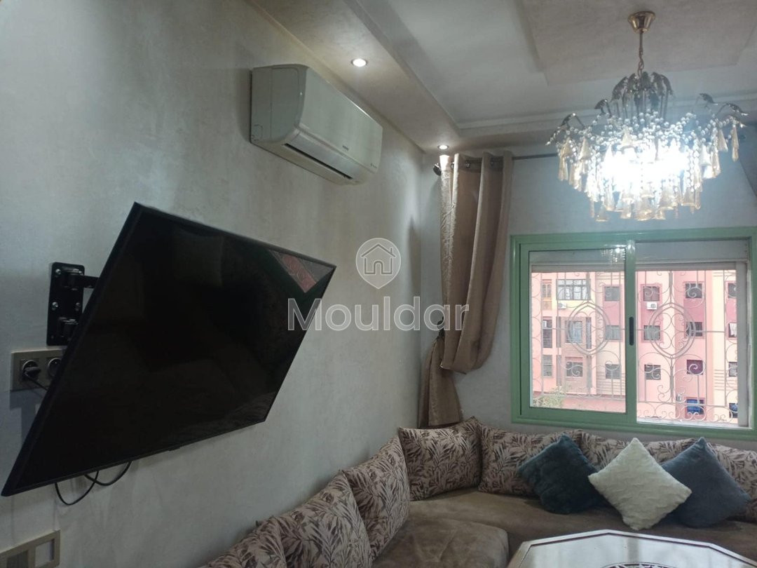Marrakech'te Kiralık 2 Odalı Daire - Guéliz, Modern - Photo 2