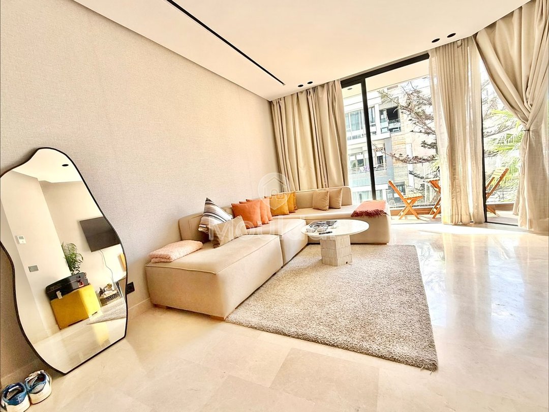 Modern Studio for Rent in Casablanca: Balcony and Parking - Photo 2