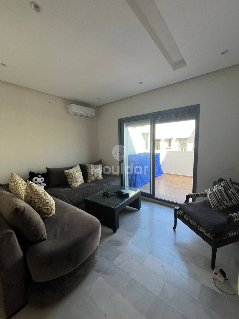 Casablanka'da Kiralık Şık Studio - Balkon ve Teras Dahil - Photo 1