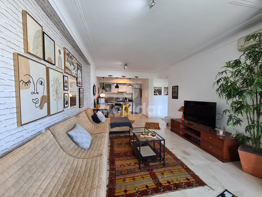 Apartament fermecător de închiriat în Bourgogne, Casablanca - 60 m² - Photo 1