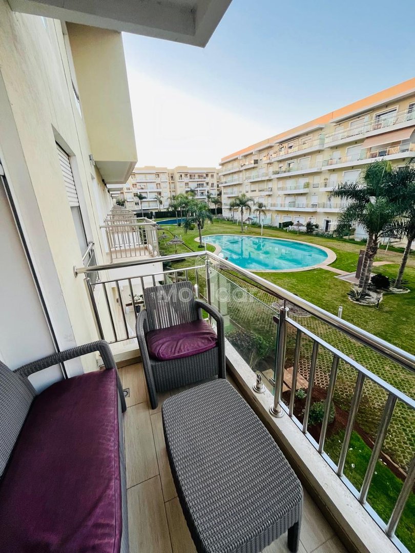 Appartamento in affitto a Bouznika: 2 camere con piscina - Photo 9