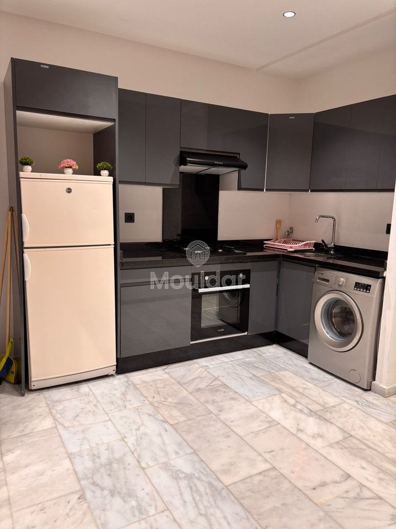 شقة أنيقة من غرفة نوم واحدة للإيجار في مدينة المالية كازابلانكا - Photo 8