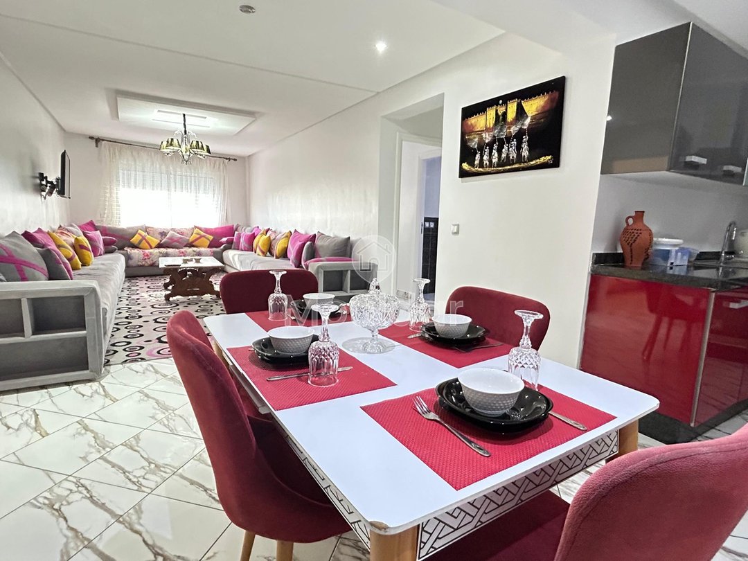 Bel appartement zur Vermietung in Tanger: 2 Schlafzimmer mit Terrasse - Photo 3