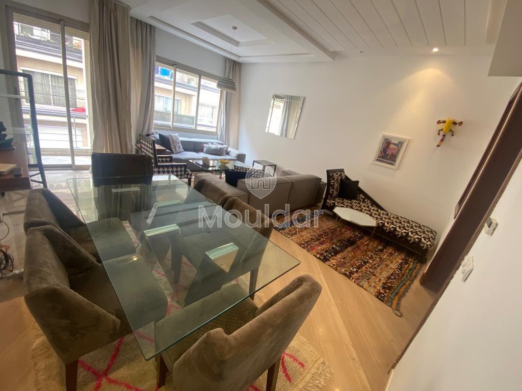 Wohnung zu verkaufen in Casablanca: 120 m² mit Terrasse und Parkplatz - Photo 1