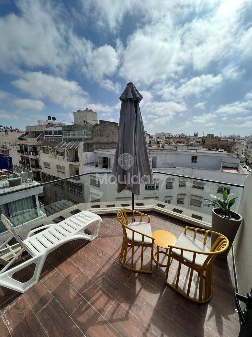 Güzel 2 odalı daire - Maarif, Casablanca ile balkon ve teras - Photo 7