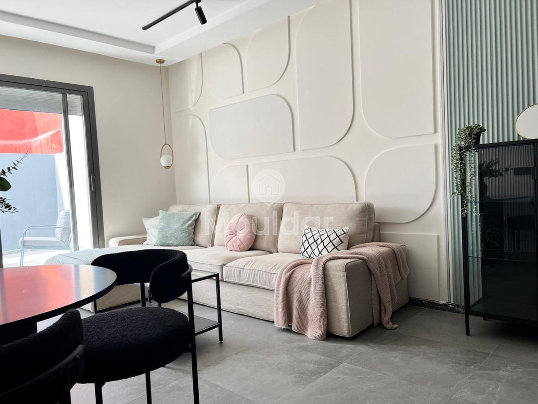 Modernes Studio zur Miete mit Terrasse in Sidi Maarouf, Casablanca - Photo 2