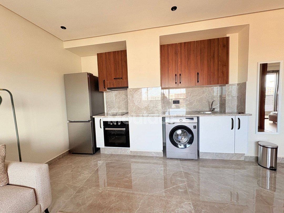 Casablanca Finance City'de teraslı modern stüdyo de kiralık - Photo 6