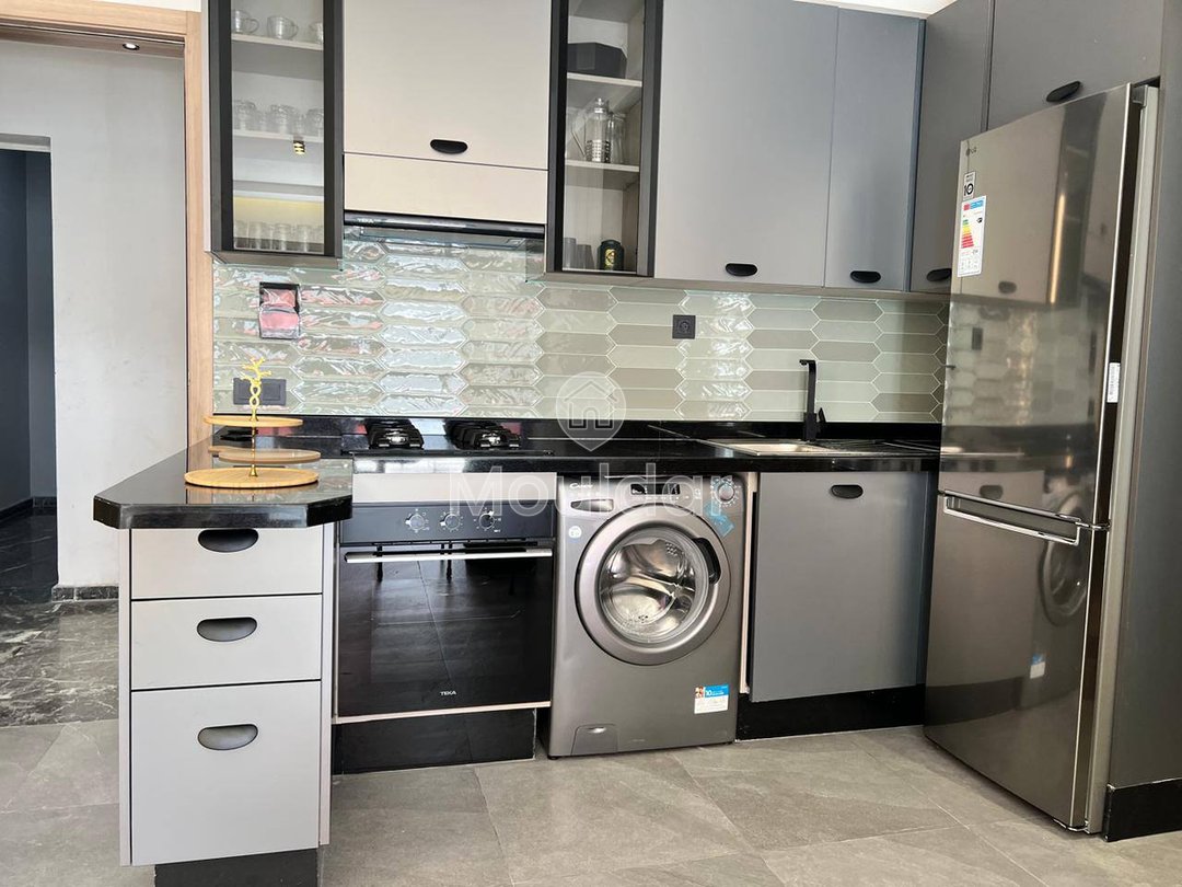 Modernes Studio zur Miete mit Terrasse in Sidi Maarouf, Casablanca - Photo 5