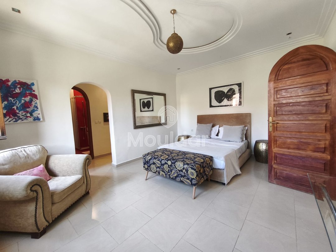 فيلا فاخرة للإيجار في مراكش مع مسبح وحديقة - Photo 4