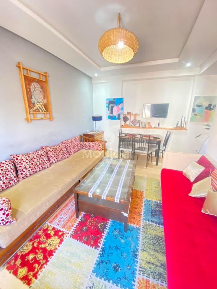 Bonito apartamento mobilado para alugar em Rabat: varanda e cozinha equipada - Photo 2