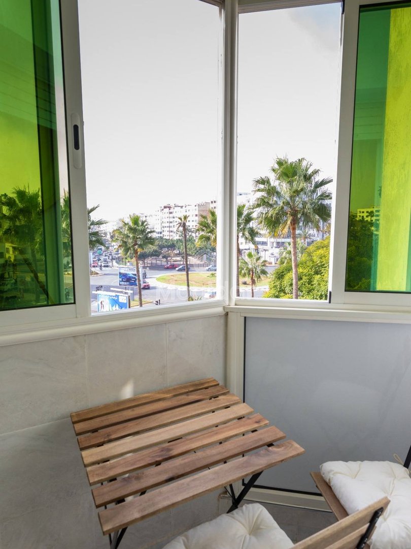 Möblierte Wohnung zu vermieten mit Balkon in Casablanca - 2 Schlafzimmer - Photo 6