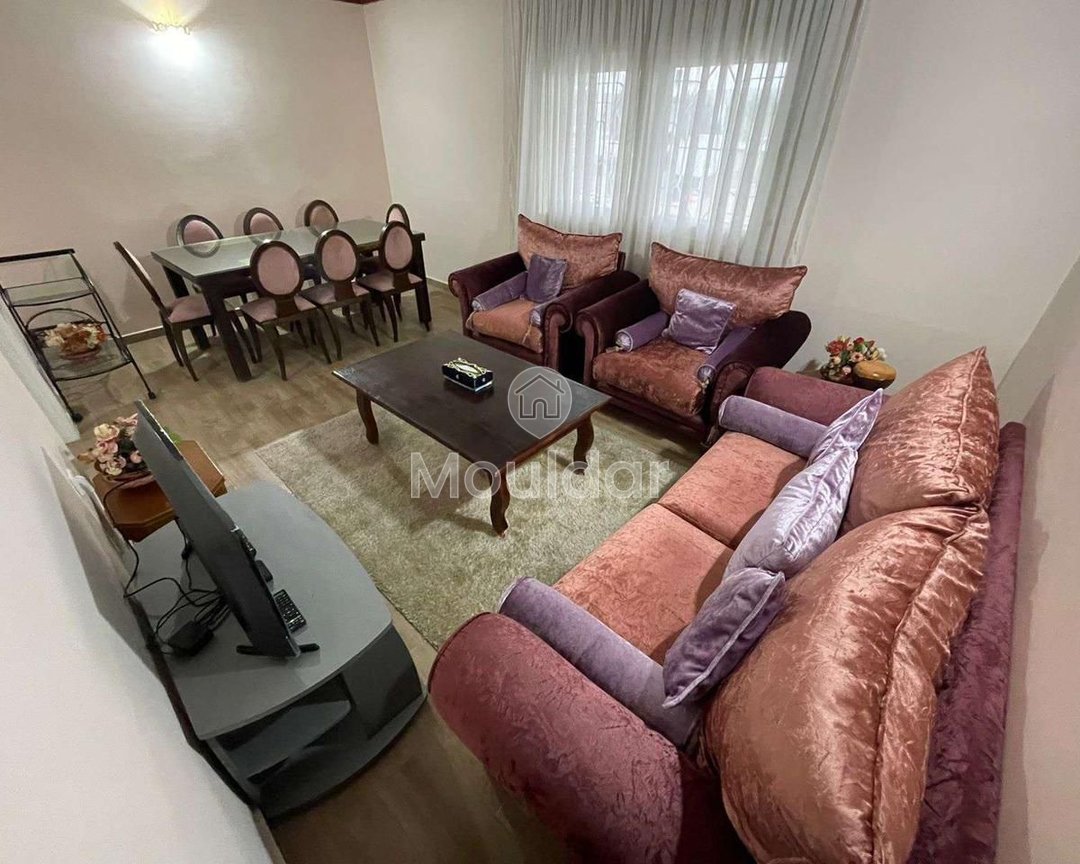 Charmoso Apartamento de 1 Quarto para Alugar em Rabat - Agdal - Photo 1