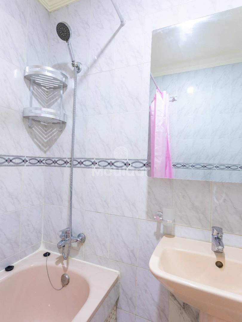 Möblierte Wohnung zu vermieten mit Balkon in Casablanca - 2 Schlafzimmer - Photo 8