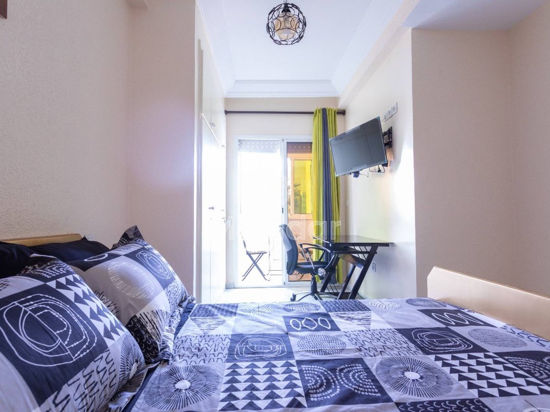 Möblierte Wohnung zu vermieten mit Balkon in Casablanca - 2 Schlafzimmer - Photo 3