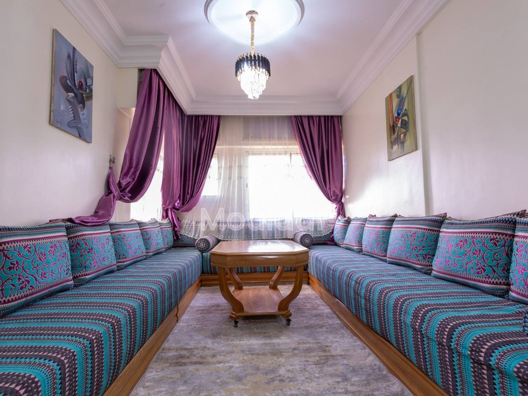 Möblierte Wohnung zu vermieten mit Balkon in Casablanca - 2 Schlafzimmer - Photo 1