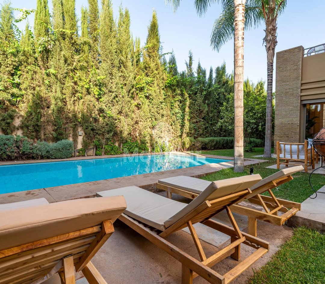 فيلا فاخرة في مراكش: 3 غرف نوم مع مسبح وأمن - Photo 20