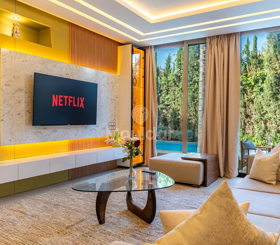 فيلا فاخرة في مراكش: 3 غرف نوم مع مسبح وأمن - Photo 5