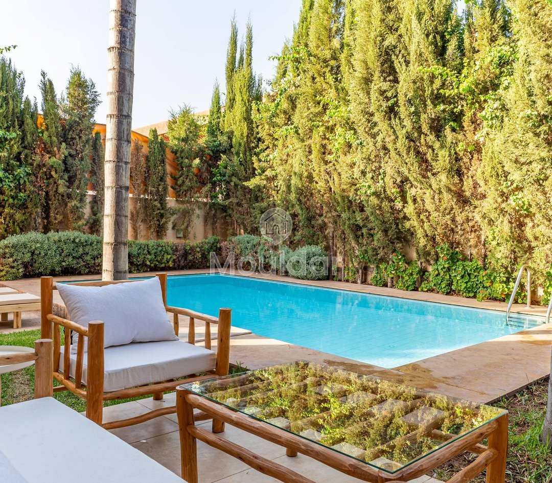 فيلا فاخرة في مراكش: 3 غرف نوم مع مسبح وأمن - Photo 25