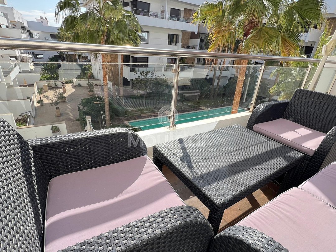 Apartament do wynajęcia w Casablance: 2 pokoje z basenem - Photo 8