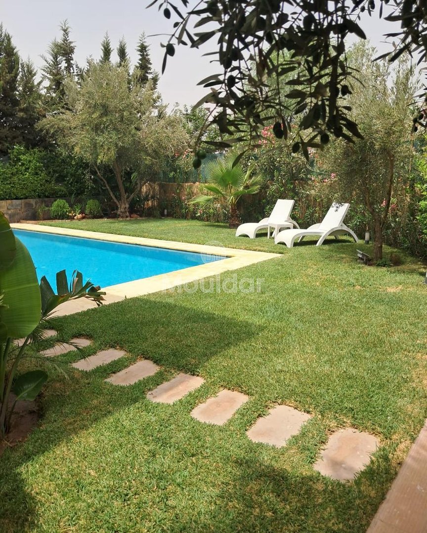 فيلا فاخرة في مراكش: 3 غرف نوم، حديقة ومسبح - Photo 8