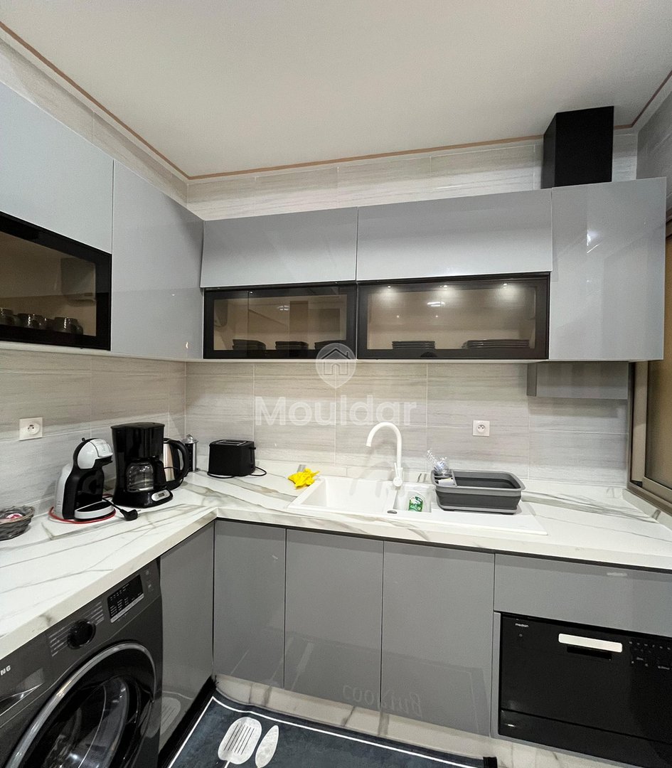 Evadare în Tanger: Apartament cu 2 camere cu balcon echipat - Photo 14