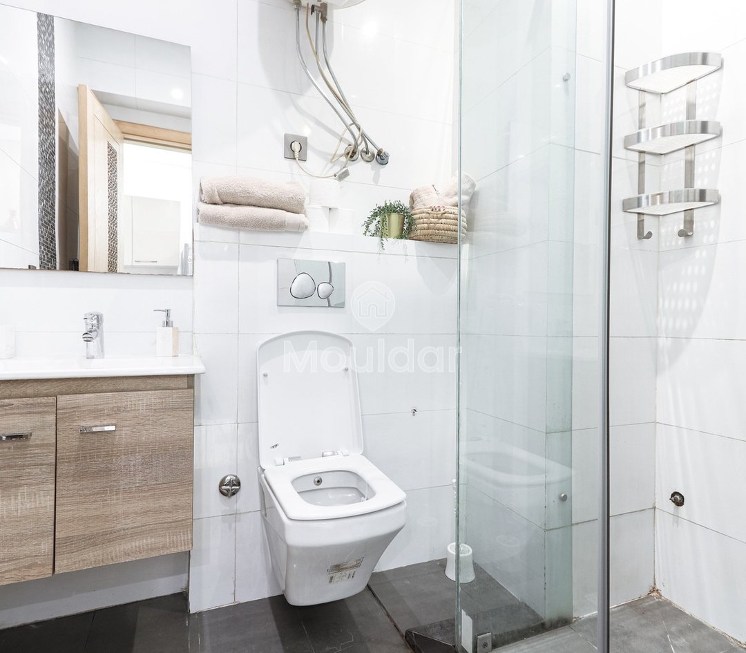 استوديو حديث للإيجار في المعاريف، الدار البيضاء - غرفة نوم واحدة - Photo 9