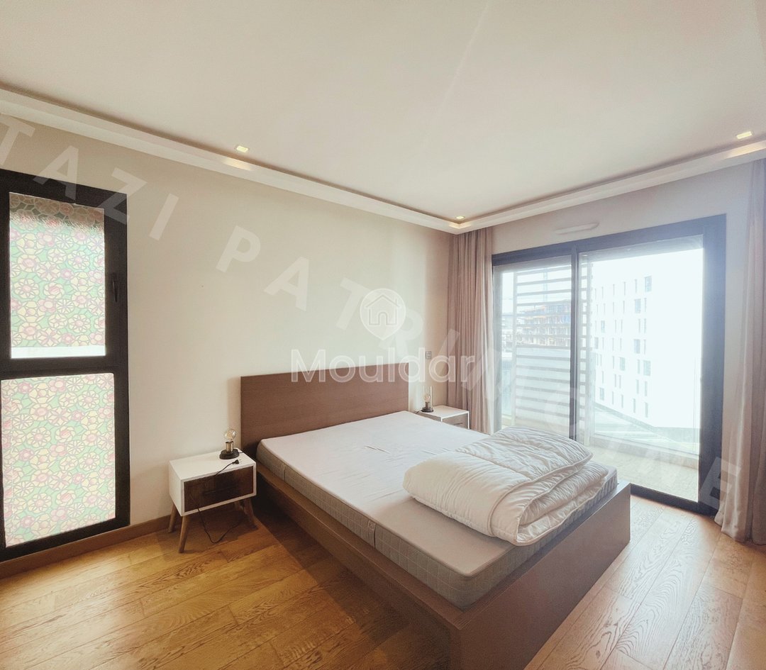 شقة مفروشة للإيجار مع تراس في مدينة كازابلانكا المالية - Photo 5