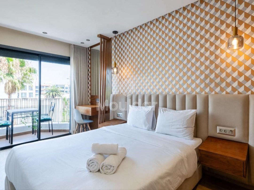 Moderne studio te huur met balkon in Casablanca - Palmier - Photo 3