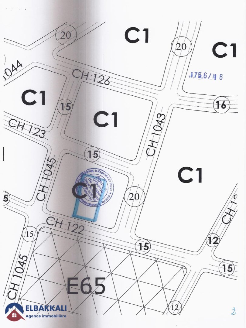 Land for Sale in the Heart of Tangier - 911 m² Ready to Build - Photo 1