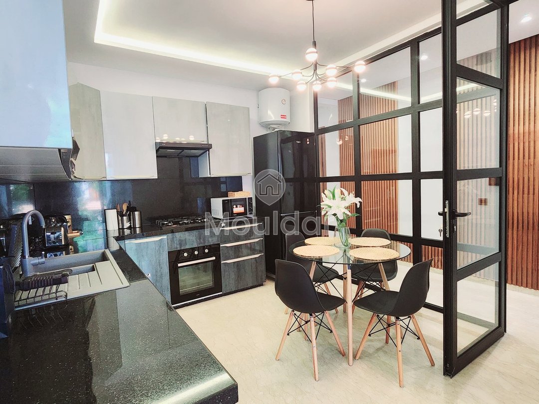 Gemeubuleerd Appartement Te Huur in Dar Bouazza met Balkon - Photo 9