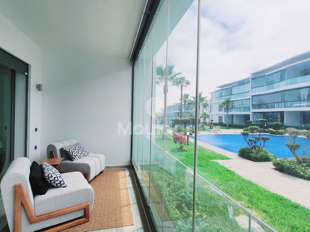 Gemeubuleerd Appartement Te Huur in Dar Bouazza met Balkon - Photo 4