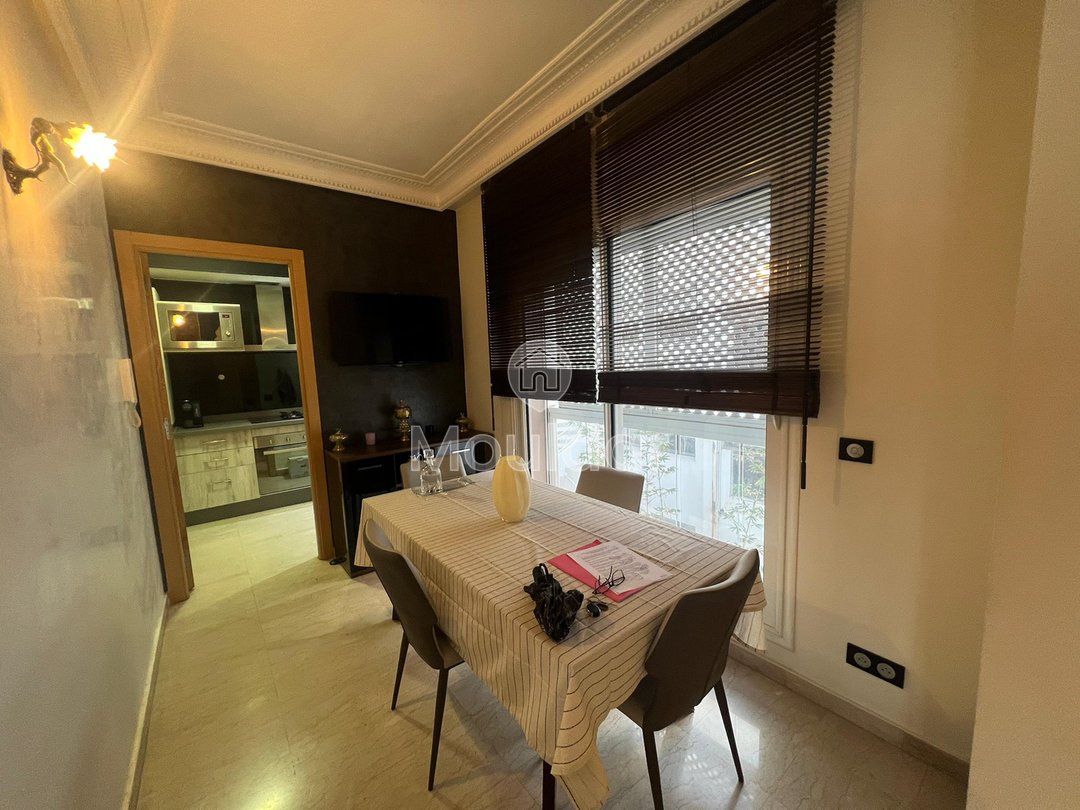 Bel Appartement Meublé a Casablanca Gauthier con Balcone e Sicurezza - Photo 5