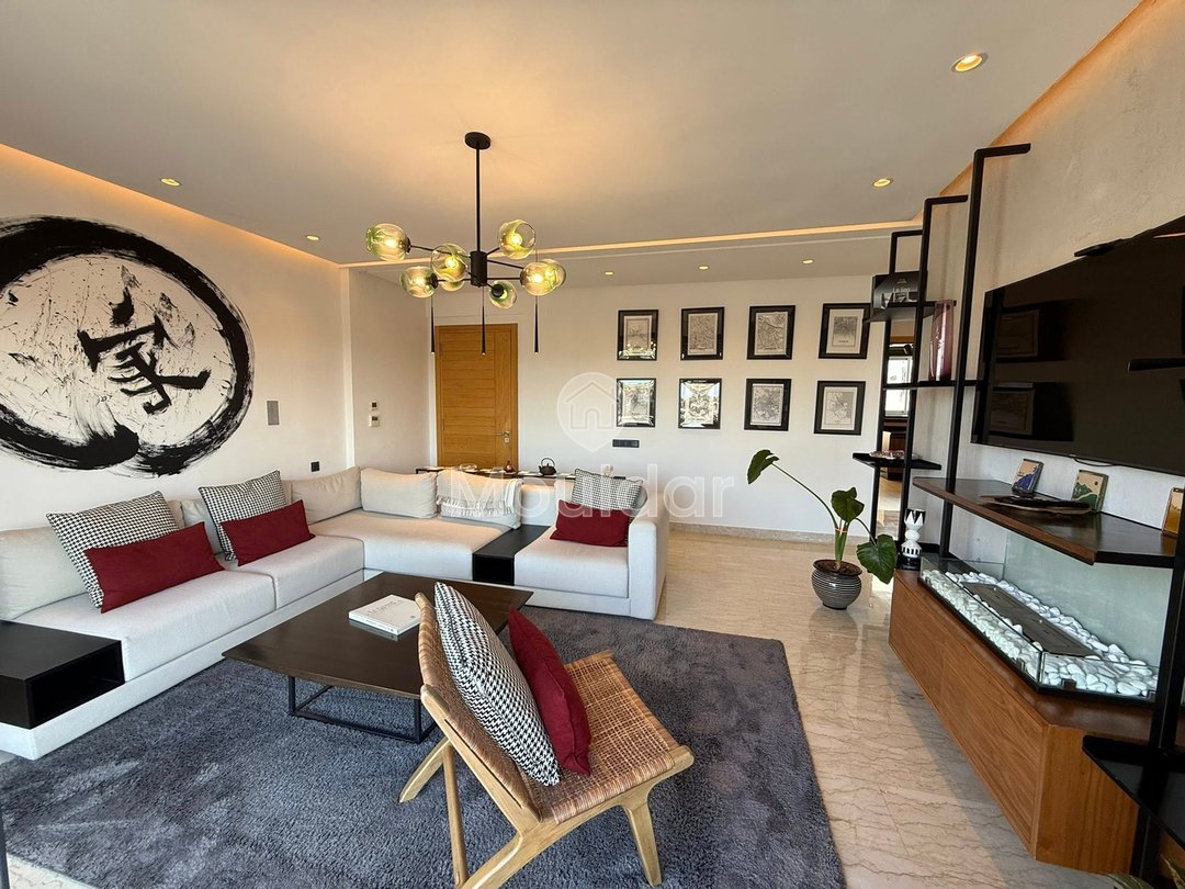 À Louer : Appartement Meublé, 3 Chambres, Balcon à Casablanca - Photo 1