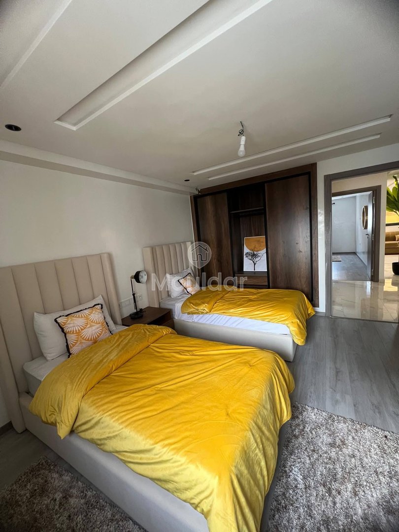 Charmant Appartement 2 Chambres à Louer à Tangier - Val Fleuri - Photo 5