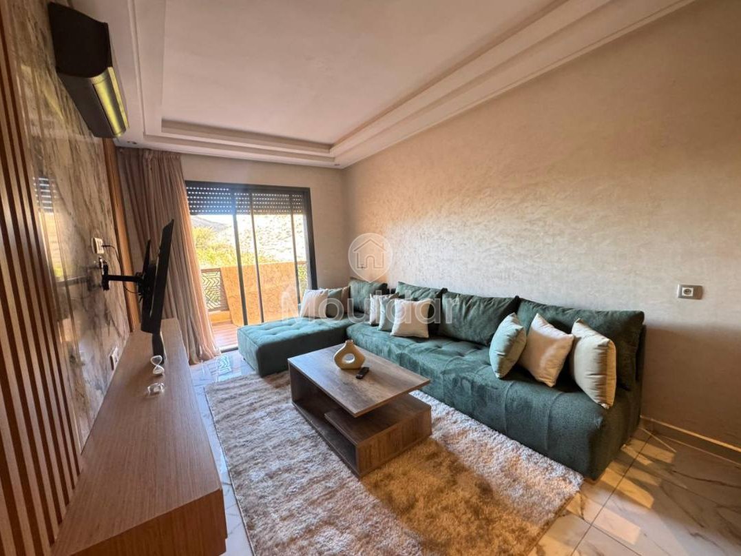 Furnished Apartment for Rent: 2 Bedrooms with Terrace in Marrakech - Photo 2