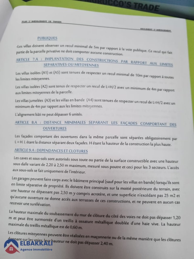 Terreno en venta en Tánger montado Jbel Kbir: 907 m² ideal - Photo 5